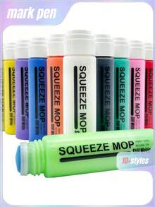 Graffiti Flow Pen Oil-Based Round Head 18mm/55ml Hand-Painted Signature Pen Paint Pen Can Be Re-Used With Replaceable Ink Back To School - Multicolor - View 1