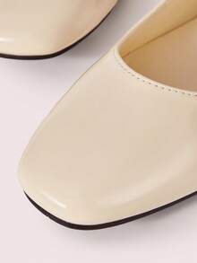 CUCCOO DOLLMOD 圆头舒适粉色蝴蝶结时尚优雅女士平底鞋 春季鞋 春假复活节 - 奶油白 - 查看 8