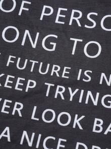 Manfinity EMRG 男士印花T恤，时尚百搭，适合日常穿着 - 黑色 - 查看 7