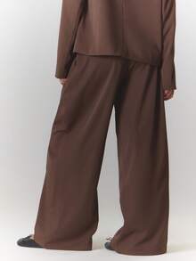 MUSERA 女士西装裤 - 咖啡棕 - 查看 4