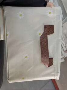 1个可折叠收纳盒，布艺可折叠整理篮，适用于家庭客厅、宿舍衣柜，是收纳衣物、内衣、袜子等必需品的理想选择。 - 彩色 - 查看 6