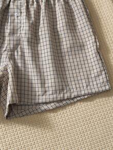 3pcs/Set Men's Plaid Pattern Pants - Multicolor - View 4