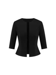 SHEIN Clasi 2pcs/Set Women's Sequin Party Dress And Fitted Short Sleeve Jacket,Summer Clothes,Summer Outfit For Women - Multicolor - View 15