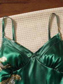 EverLounge Conjunto de pijama de camiseta de tirantes para mujer - Multicolor - Ver 5