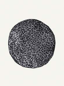 Jednoczęściowy czepek do włosów suchych, satynowy, wielokolorowy wzór w panterkę, złoty styl, miękki i elastyczny pasek z połyskiem, odpowiedni do codziennego noszenia przez kobiety - Wielokolorowe - Zobacz 10