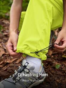 In My Nature Women's Casual Outdoor Solid Color Pants - Mustard Yellow - View 3