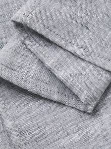 DAZY Đầm không tay cổ yếm, màu trơn, dáng rộng, thắt eo, kiểu dáng thường ngày, thích hợp mặc đi nghỉ dưỡng cho nữ, kiểu đầm mùa xuân/hè. - Xám - Xem 7