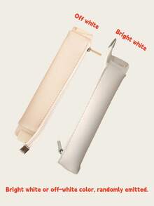 1pc Pu Notebook Pen Bag With Adjustable Band,Pen Holder Zipper Bag With Elastic Strap Pen Pouch For Notebooks Journals Planners Books ,Solid Color Notebook Pen Cover, Pen Holder ,Back To School (Multiple Colors Available) - Multicolor - View 11