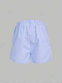 Modmama 3pcs Maternity Casual Solid & Printed Shorts - Multicolor - View 6