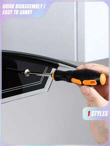 1 Set 8-In-1 Multifunctional Screwdriver Set For Mobiles And Computers - Manual Repair Tool Kit With Various Heads - Multicolor - View 4