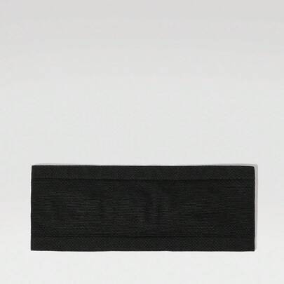 GLOWMODE Fierce Focus Stretchy Seamless Sweat-Wicking Reflective Logo Wide Headband Running Hiking Gym Workout Daily Active Wear