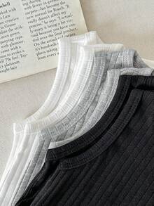 SHEIN Vintaside Kids Baby Boys Bodysuits - Multicolor - View 4