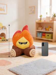 这款造型可爱的小火焰表情毛绒玩具，采用貂毛材质，超柔软短毛绒，纯手工钩织而成，填充纤维，是送给父母的完美礼物。 - 彩色 - 查看 14