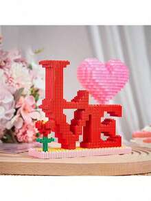 Bộ gồm 700 khối nhựa nhỏ, có thể lắp ráp thành hộp đựng bút hình trái tim bằng quả đào, mô hình trang trí làm quà tặng, quà sinh nhật, quà Giáng sinh và nhiều hơn nữa. - Nhiều màu - Xem 12