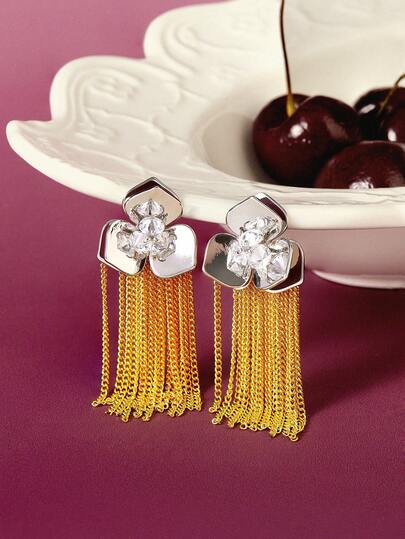 Glisma Örhängen för kvinnor, Gamla pengar, Outfits, Elegant, Metallisk/Textur, Vintage, Elegant, För mamma/Kvinnor/Flicka/Mamma, Ädelsten