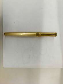 1 支装奢华金属钢笔 2024 新款设计可填充流畅书写行政商务笔优雅金色夹多种颜色可选高级办公学校用品男女礼物专业书写工具 VIP 促销品签名笔毕业礼物高端文具 - 138X12mm - 查看 11