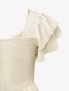 GlowEve Ladies Weave Elegant And Stylish Summer Dresses - Apricot - View 4