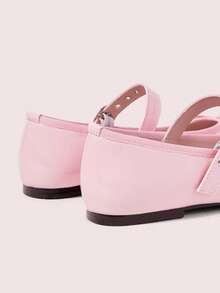 CUCCOO DOLLMOD Round Toe Comfortable Pink Bow Fashionable And Elegant Women's Flat Shoes Spring Shoes Spring Break Easter - girl powder - View 9