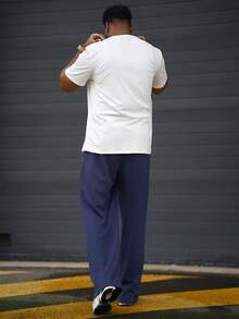 Heavens Edit 男士时尚活力加州图案印花圆领 T 恤 - 透气、柔软、短袖、休闲、户外穿着 - 男士休闲创意上衣 - 白色 - 查看 3