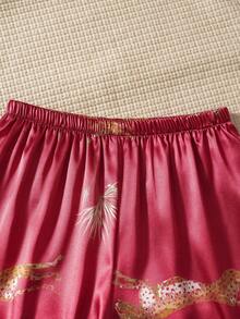 EverLounge Conjunto de pijama de camiseta de tirantes para mujer - Multicolor - Ver 9