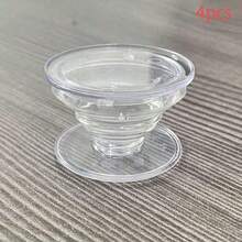 Transparent Telescopic Folding Phone Stand, Transparent Single-Sided Adhesive Foldable Phone Holder With Transparent Air Frame Compatible With IPhone, Android Phone, Gift For Birthday, Family, Friends Push-Pull Phone Grip, Phone Accessories Compatible With IPhone, Android Phone, Gift For Birthday, Family, Friends - Multicolor - View 12