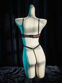 SpicyHot 1pc Women Lace Jumpsuit With Underwire, Sexy - Multicolor - View 9