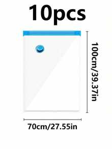 20/10/8/5/1件真空压缩袋，旅行收纳袋，衣物收纳袋，可重复使用真空袋，节省高达80%的空间，适用于夹克、衬衫、棉被、裤子、家居、宿舍、衣柜、卧室、浴室、旅行、返校季卧室、收纳袋、家居收纳、女式白色T恤、女式黑色裤子、女士冬装、连衣裙 - 彩色 - 查看 15