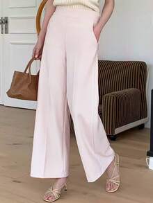 DAZY Women's Elegant Design Flared Casual Pants, Suitable For Business, Office, Commuting, Spring & Summer - Pink - View 7