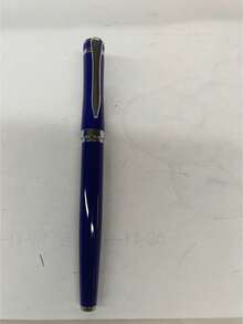 1 支装奢华金属钢笔 2024 新款设计可填充流畅书写行政商务笔优雅金色夹多种颜色可选高级办公学校用品男女礼物专业书写工具 VIP 促销品签名笔毕业礼物高端文具 - 138X12mm - 查看 16