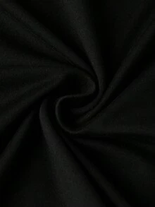 STYNVO Streetrush 男士撞色印花圆领短袖 T 恤男士 Y2k 服装男士服装男士黑色服装、万圣节、万圣节派对、街头服饰 - 黑色 - 查看 3
