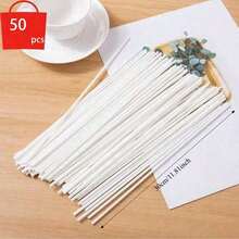 100pcs Natural Rattan Reed Diffuser Sticks - Long-Lasting Essential Oil Aroma Refills For Spa, Fragrance, Aromatic,Arom (11.81 Inch X 3 Mm)White And Black - Multicolor - View 15