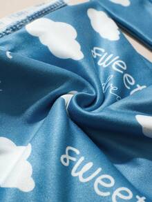 Newborn Photography Outfit And Props - Cloud Print - Multicolor - View 6