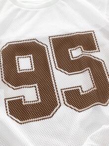 AXEPEAK Men's Mesh Fabric Digital 95 Print Sleeveless Tank Top - White - View 5