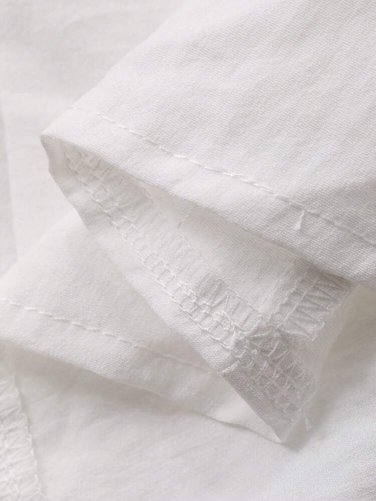 Women's Casual, Office, Commuting V-Neck Contrast Lace Long Sleeve Slim Fit Semi-Sheer Blouse, Spring/Summer,Going Out Tops For Women