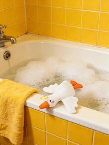 Joivida Goose-Shaped Kids Bath Balls Soft Non-Fraying Baby Bath Sponges Premium Skin-Friendly Bath Flowers - Multicolor - View 2