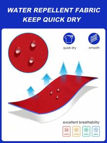 Horizaway Pantalones cortos de playa con cordón y bolsillo, transpirables para hombre - Rojo - Ver 7