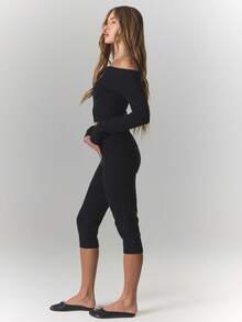 MUSERA Women Sweater Co-Ords - Black - View 2