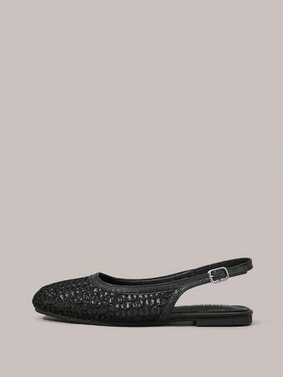 Styleloop Women Shoes Holiday Style Mesh Fabric Cross Strap Women's Flat Bottom Shoes Holiday Style Wear BOHO Wear American Retro Style Bohemian Style Western Style Music Festival Wear Party Wear Flat Bottom Women's Shoes Holiday Travel Essential Boho Cowgirl Outfit