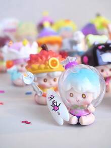 POKOJA LAND Blind Box Multiple Styles To Choose From, Fashion Desktop Ornaments, Featuring Hidden Editions, And Blind Box Dolls And Figurines(Non-Plush Filling) Cute Plush Doll Decoration Ornament - Tide play blind box - View 6