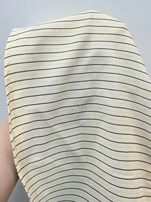 Siren Gaze 女士度假条纹前系带性感露背吊带衫 - 米色 - 查看 7