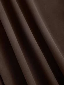 Sweetra Women's High Waist Loose Fit Flowy Casual Pants, Spring - Coffee Brown - View 4