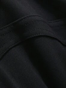 DAZY Teen Girls' Solid Color Casual Versatile Leggings For Daily Wear - Black - View 6