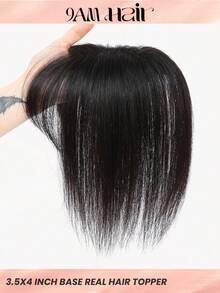 10inch Hair Toppers For Women Real Human Hair Pieces For Women With Thinning Hair Straigh Hair Topper - Multicolor - View 13