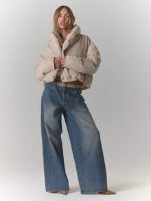 MUSERA Vinterjackor för kvinnor - Kaki - Visa 5