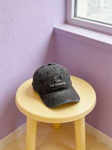 Joivida Boné de Beisebol de Algodão Lavado Vintage, Boné Trucker Bordado Unissex, Tela de Algodão Respirável nas Costas, Boné Casual para Uso Diário, Chapéu de Sol para Compras e Viagens, Ajustável com Fecho, Moda Streetwear, Boné Retrô Y2K, Unissex Homens e Mulheres - Multicolor - Visão 6