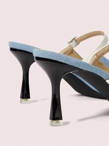 CUCCOO DOLLMOD Zapatos de tacón alto para mujer - Azul - Ver 9