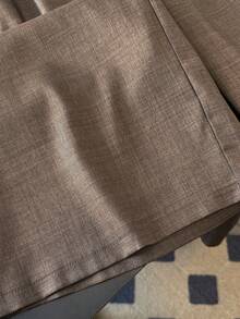 GlowEve CURVE Pantalones anchos plisados de colores variados de estilo casual - Café integral - Ver 4