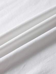 THE POWERPUFF GIRLS X SHEIN Tween Girl Letter & Bubbles Pattern Round Neck Short Sleeve T-Shirt - White - View 3