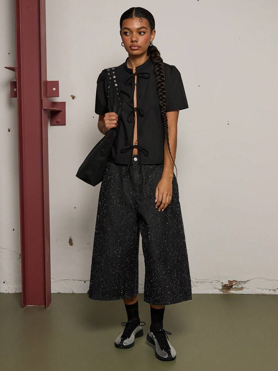 COUREZ Women Blouses - Black - View 1