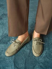 Rosivie Giày bệt nữ thường ngày đa năng, thích hợp đi làm. - Màu xanh Bạc hà - Xem 9